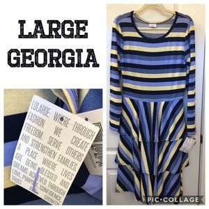NWT LulaRoe Large Georgia dress